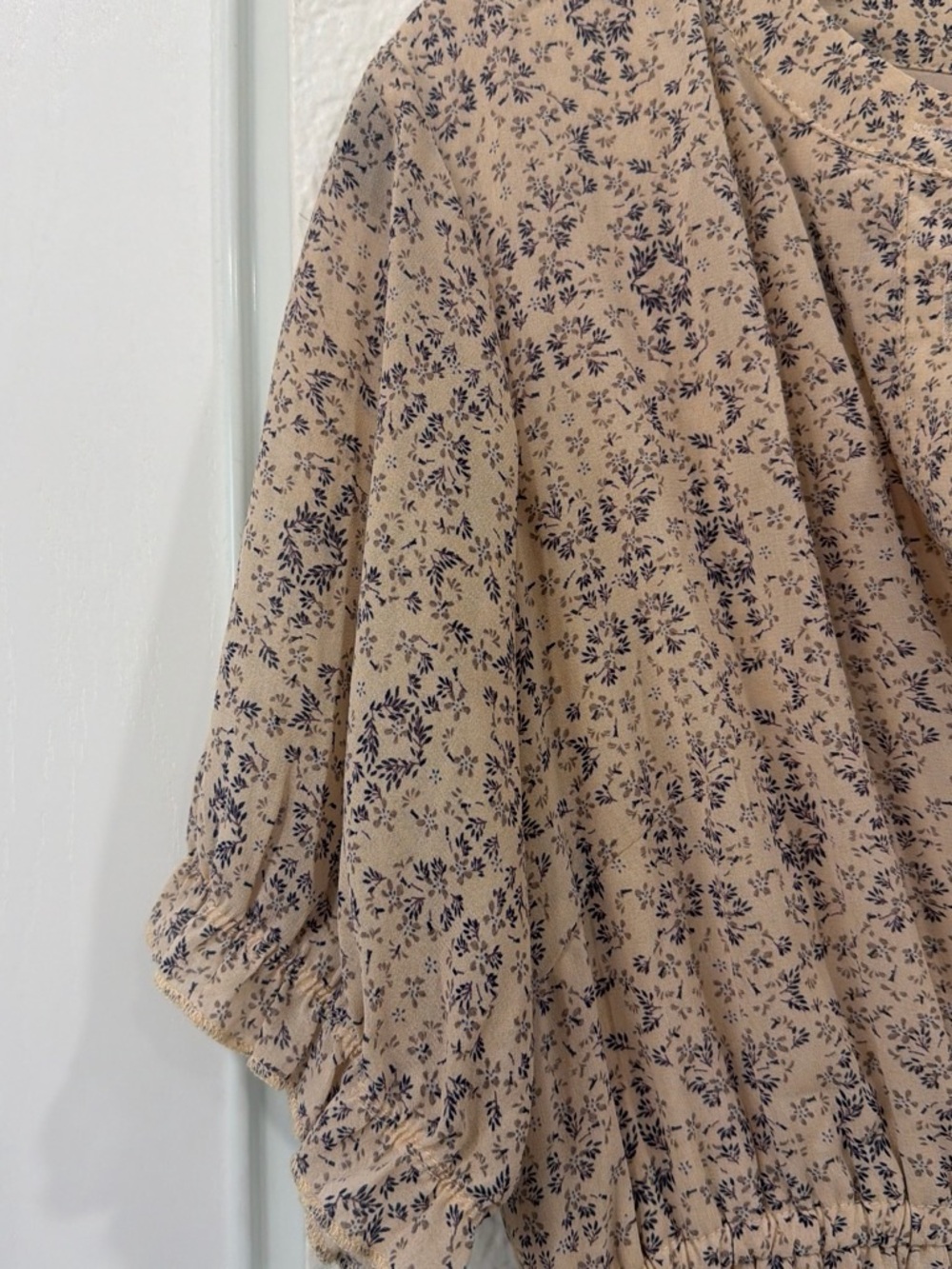 Wishlist Beige Floral Tiered Maxi Dress - Picture 2 of 3